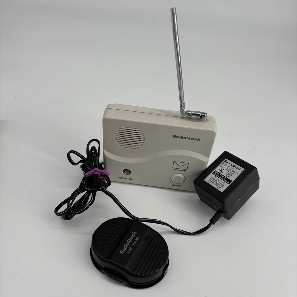 RadioShack‎ Mail Guard Wireless Mailbox Alert System, w/ Power Adapter untested